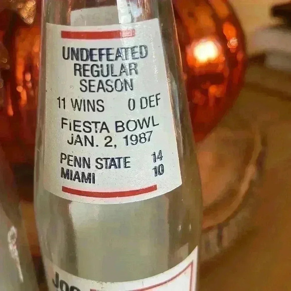 Penn State Coke 1986 NCAA national champion bottles. - Picture 6 of 6